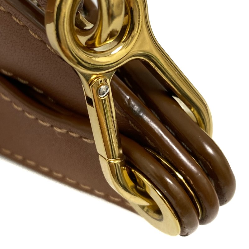 △ Loewe 羅意威 Luna Brown Canvas, Calfskin Shoulder Bag 啡色帆布, 小牛皮肩背袋 -257024773-14
