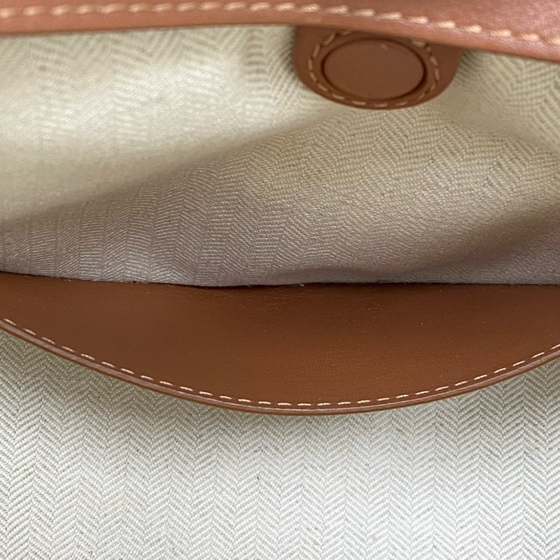 △ Loewe 羅意威 Luna Brown Canvas, Calfskin Shoulder Bag 啡色帆布, 小牛皮肩背袋 -257024773-16