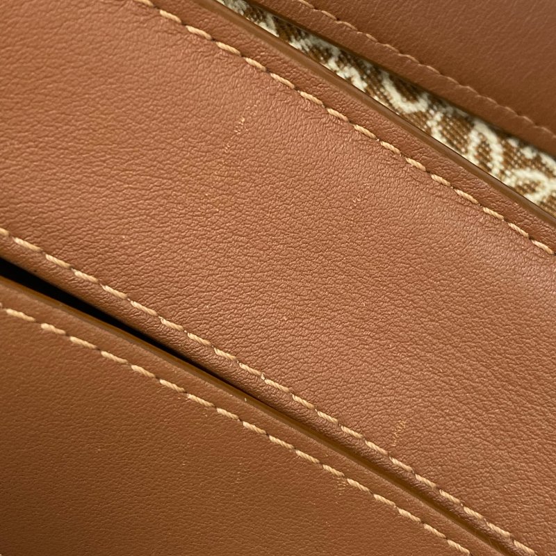 △ Loewe 羅意威 Luna Brown Canvas, Calfskin Shoulder Bag 啡色帆布, 小牛皮肩背袋 -257024773-17