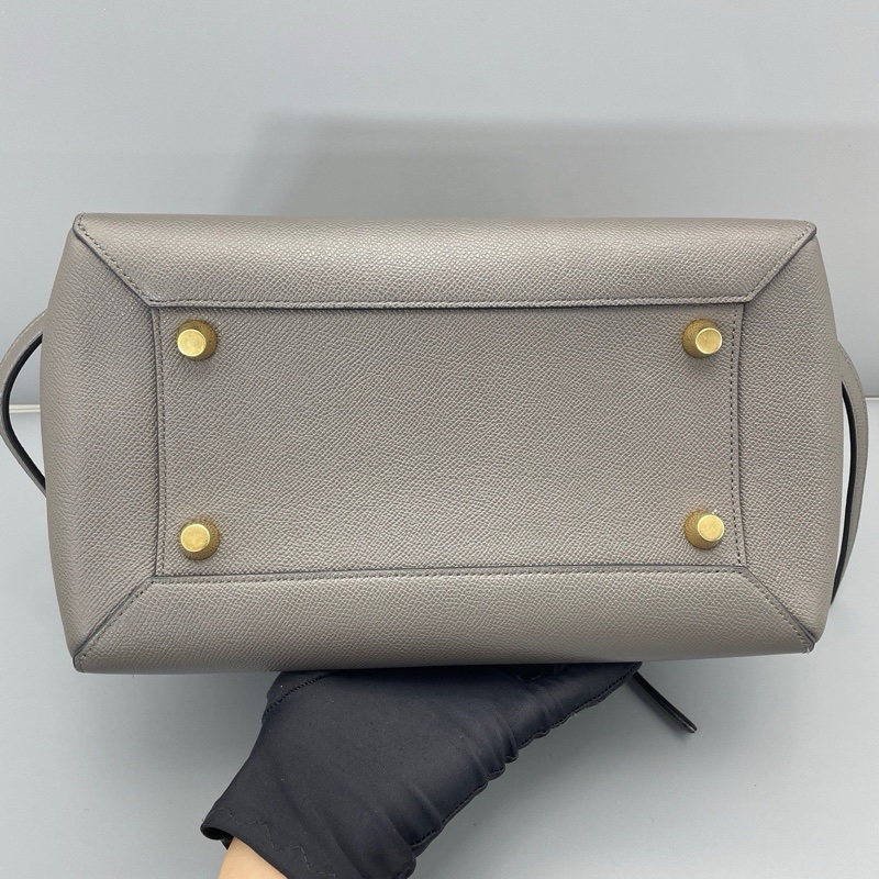 celine賽琳鯰魚包中號灰色-3