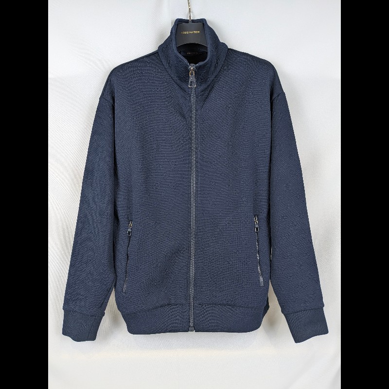 莉亞精品♡LV 浮雕滿印立領外套 尺碼S 二手美品-1