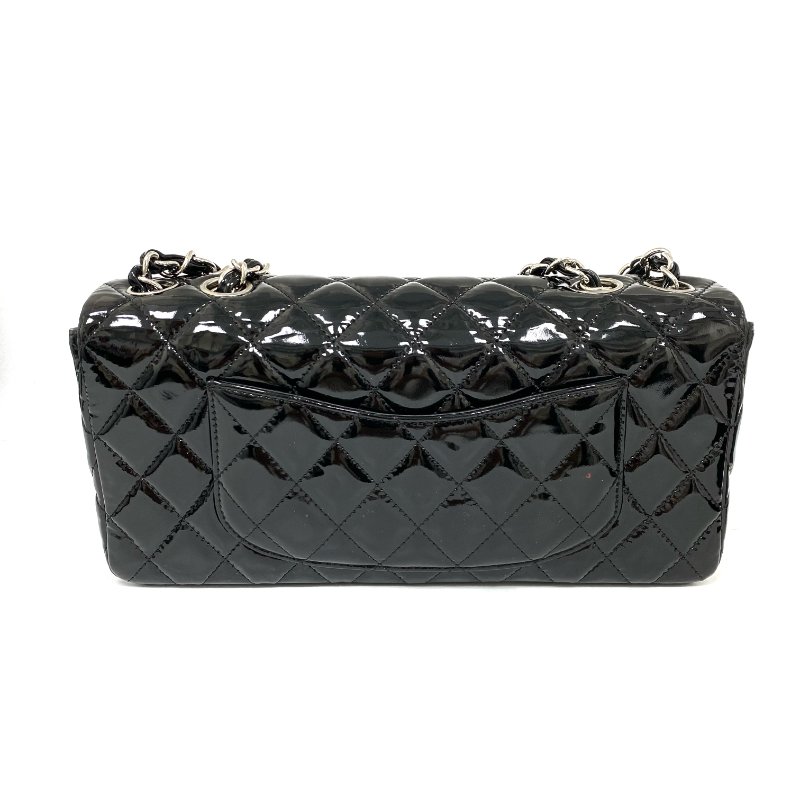 △ Chanel 香奈兒 EastWest Black Patent Leather Chain Shoulder Bag No.13 A48303 黑色漆皮鏈條肩背袋 No.13 A48303 -257024719-2