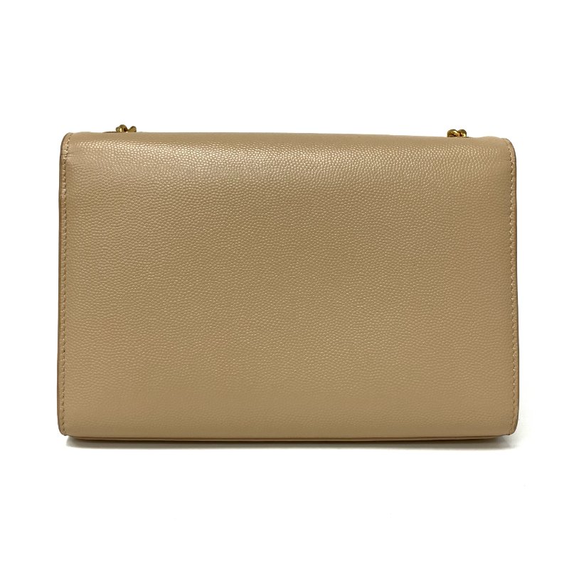 ☆ Saint Laurent 聖羅蘭 Beige Calfskin Kate Chain Shoulder Bag 米色小牛皮鏈條肩背袋 - 257024877-2