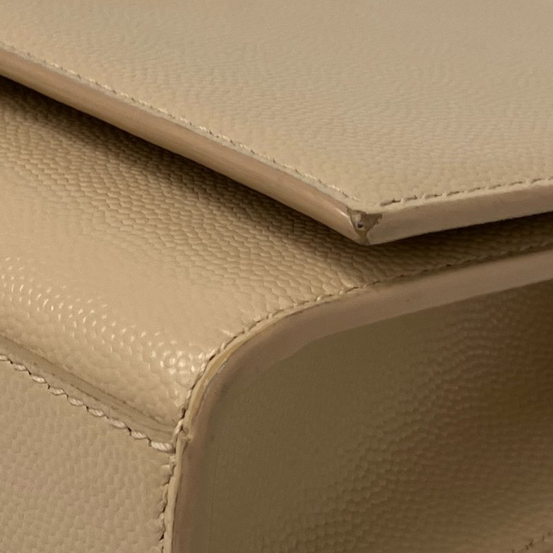 ☆ Saint Laurent 聖羅蘭 Beige Calfskin Kate Chain Shoulder Bag 米色小牛皮鏈條肩背袋 - 257024877-9