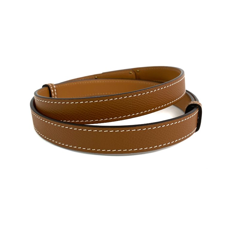 △ Hermes 愛馬仕 Kelly Pocket 18 37 Gold Epsom Calfskin Gold-Plated Hardware Belt Stamp Z 金棕色壓紋小牛皮金色金屬腰帶Z刻 -257018173-2