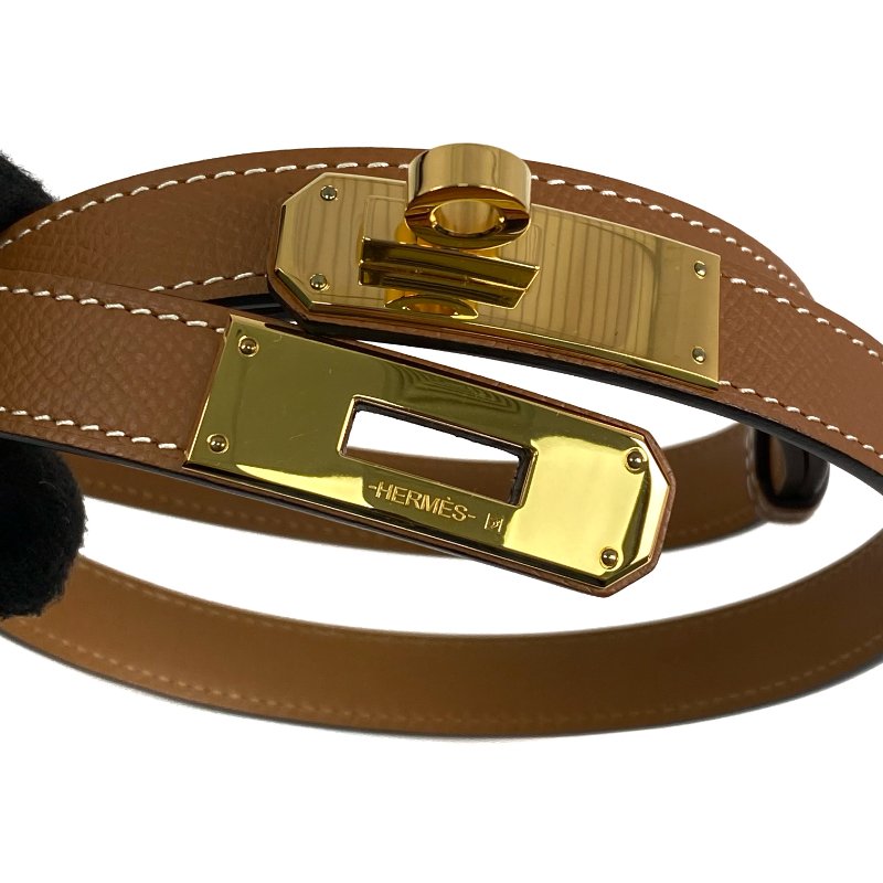 △ Hermes 愛馬仕 Kelly Pocket 18 37 Gold Epsom Calfskin Gold-Plated Hardware Belt Stamp Z 金棕色壓紋小牛皮金色金屬腰帶Z刻 -257018173-5