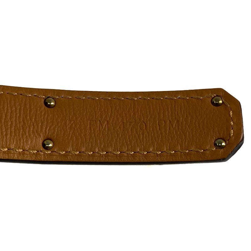 △ Hermes 愛馬仕 Kelly Pocket 18 37 Gold Epsom Calfskin Gold-Plated Hardware Belt Stamp Z 金棕色壓紋小牛皮金色金屬腰帶Z刻 -257018173-6