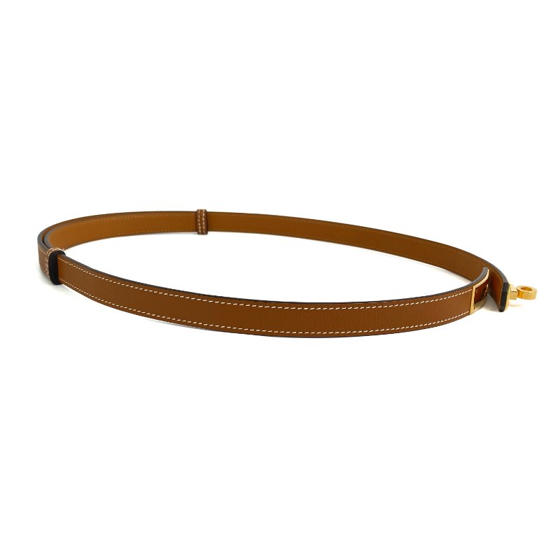 △ Hermes 愛馬仕 Kelly Pocket 18 37 Gold Epsom Calfskin Gold-Plated Hardware Belt Stamp Z 金棕色壓紋小牛皮金色金屬腰帶Z刻 -257018173-9