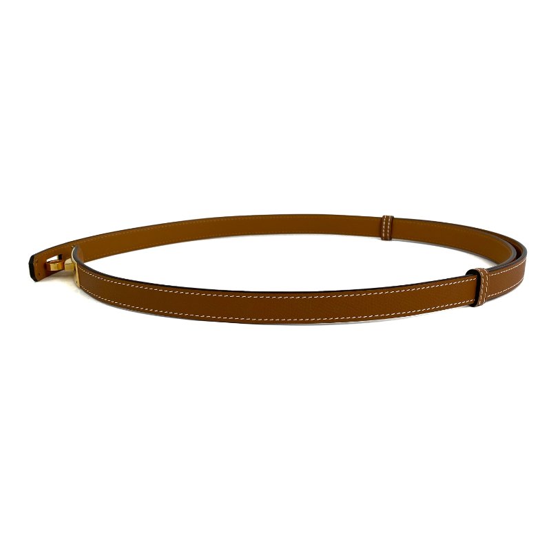 △ Hermes 愛馬仕 Kelly Pocket 18 37 Gold Epsom Calfskin Gold-Plated Hardware Belt Stamp Z 金棕色壓紋小牛皮金色金屬腰帶Z刻 -257018173-10