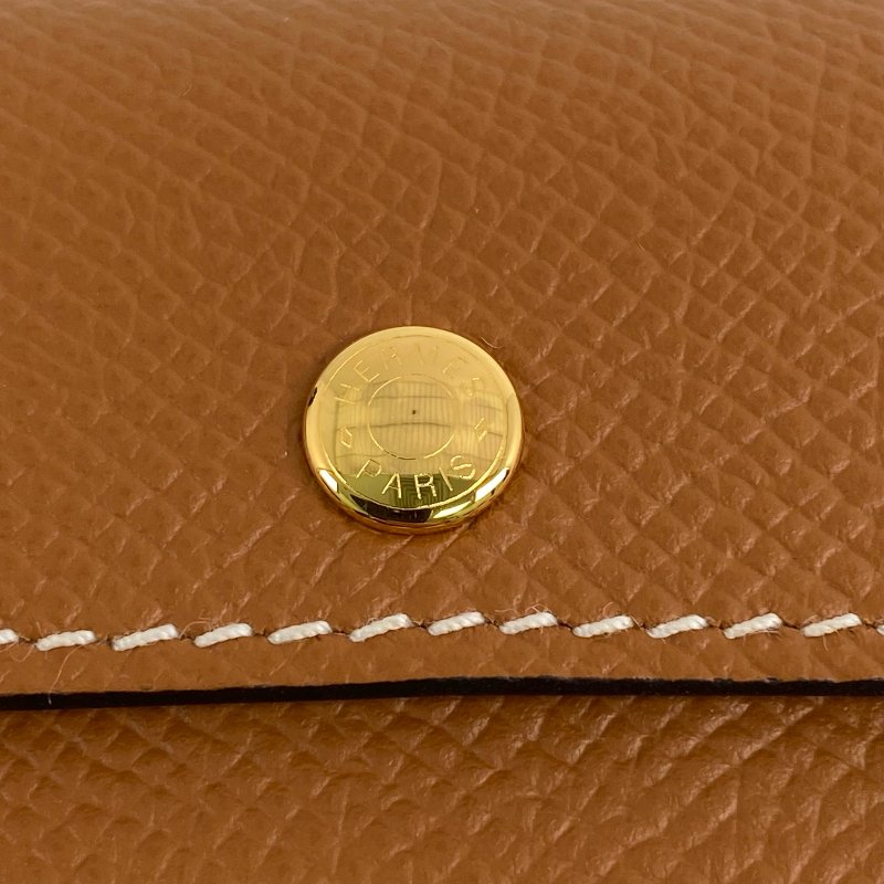 △ Hermes 愛馬仕 Kelly Pocket 18 37 Gold Epsom Calfskin Gold-Plated Hardware Belt Stamp Z 金棕色壓紋小牛皮金色金屬腰帶Z刻 -257018173-19