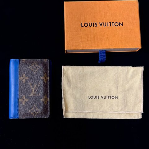 現貨 LV寶藍老花卡夾