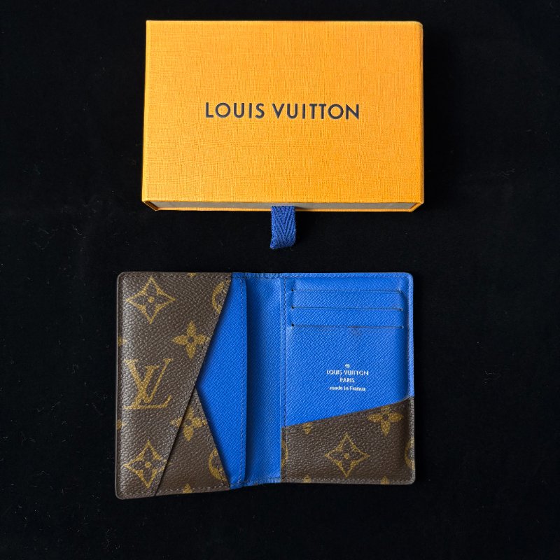 現貨 LV寶藍老花卡夾-3
