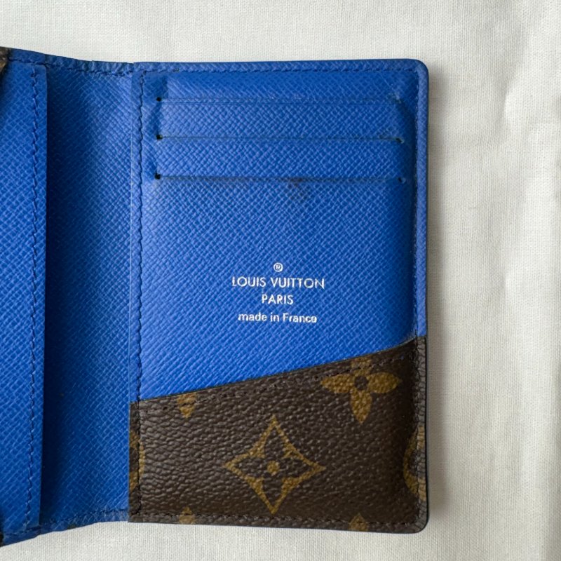 現貨 LV寶藍老花卡夾-6