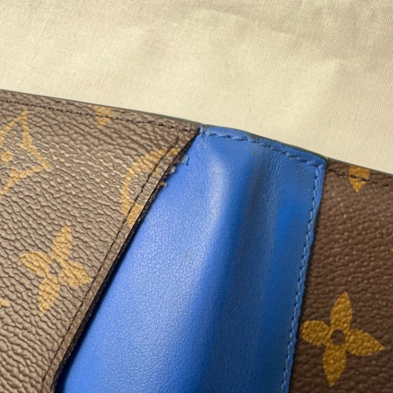 現貨 LV寶藍老花卡夾-15