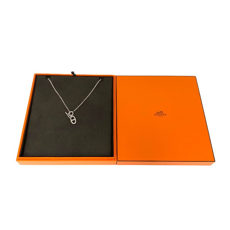 ☆ Hermes 愛馬仕 925 Silver D'ancre Necklace 925純銀頸鏈 - 257024735-1