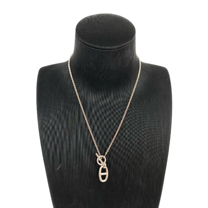 ☆ Hermes 愛馬仕 925 Silver D'ancre Necklace 925純銀頸鏈 - 257024735-2