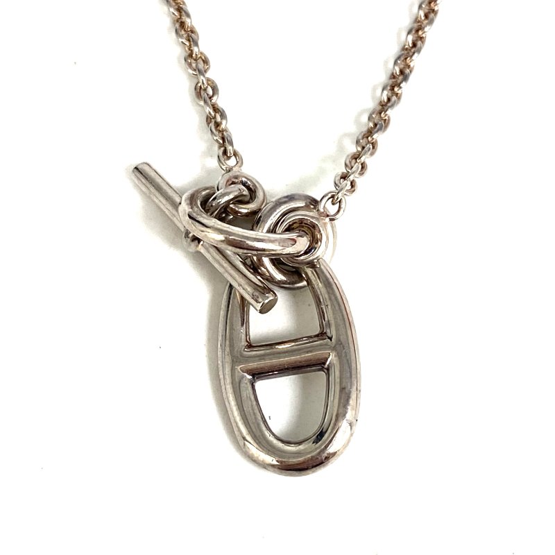 ☆ Hermes 愛馬仕 925 Silver D'ancre Necklace 925純銀頸鏈 - 257024735-5