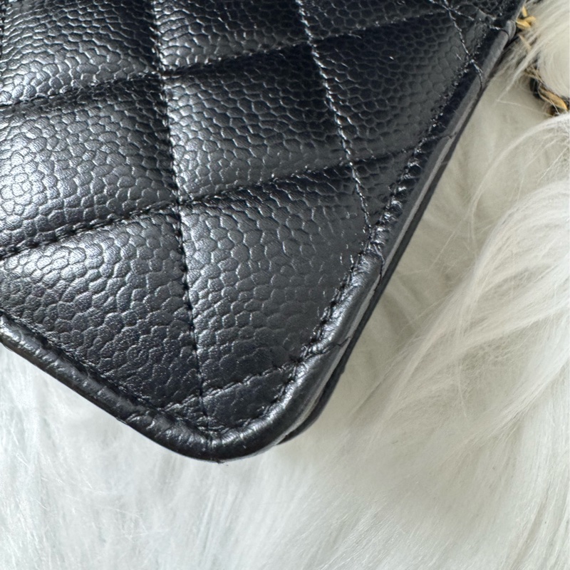 香奈兒經典woc顆粒牛皮-14