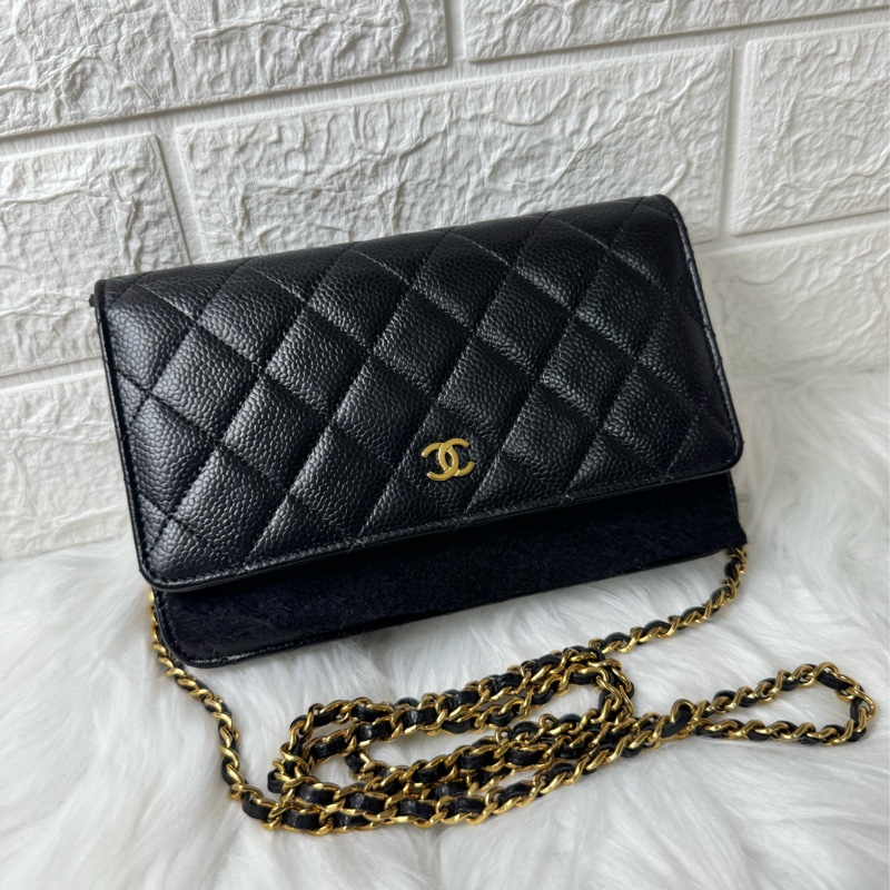 香奈兒經典woc顆粒牛皮-20