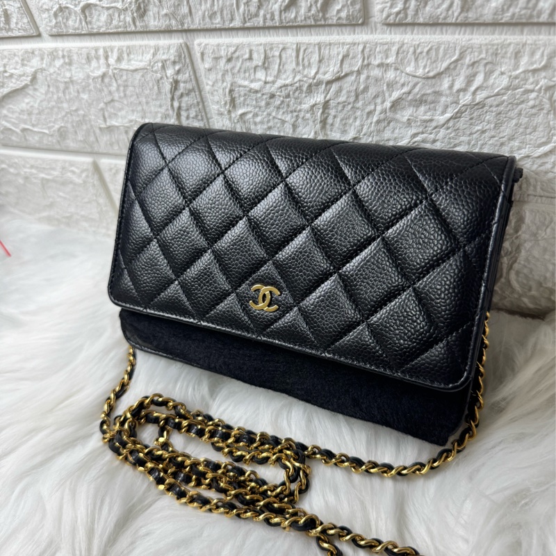 香奈兒經典woc顆粒牛皮-21