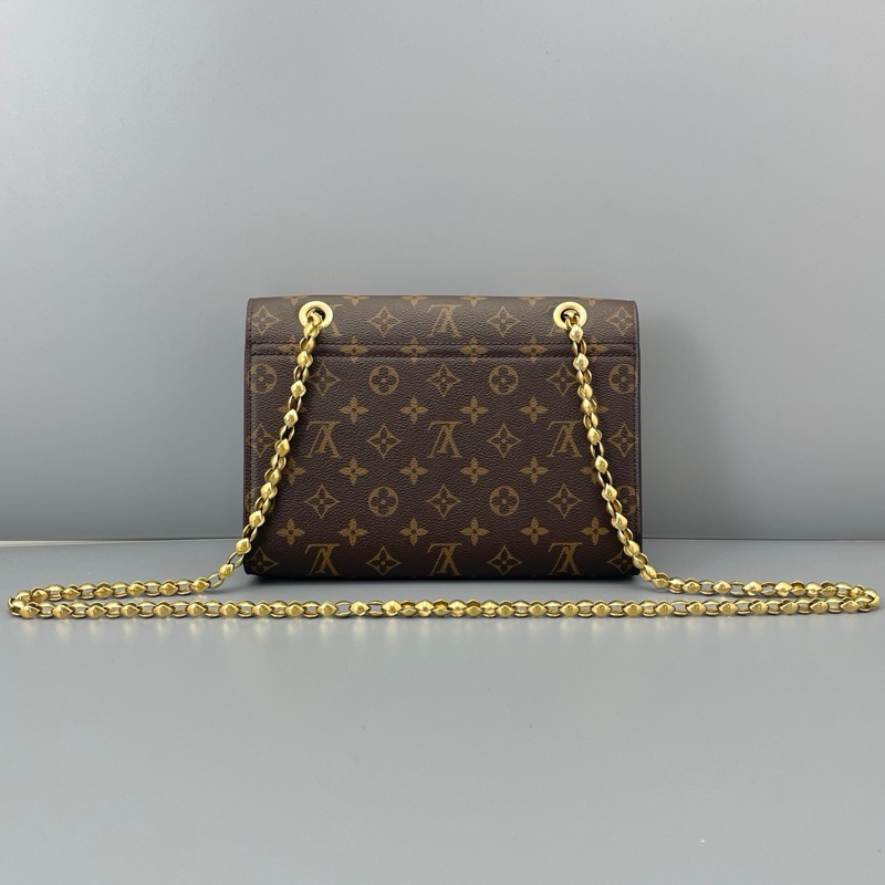 LV維多利亞鏈條包黑色-1