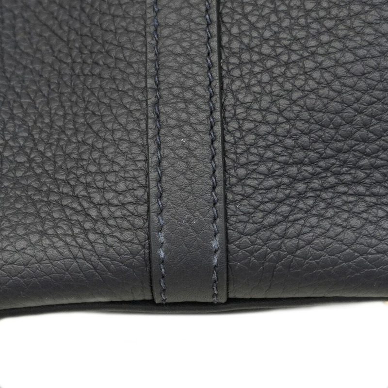 愛馬仕 Hermès Picotin Lock PM 手提包,Taurillon Clemence 藍色靛藍面料,飾有 U 字印記,女士款-5