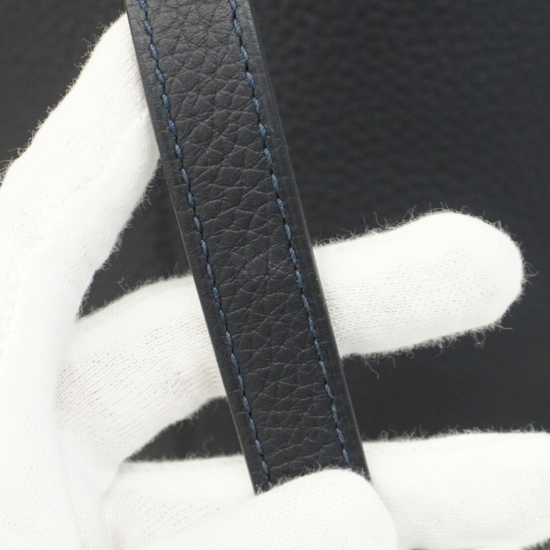 愛馬仕 Hermès Picotin Lock PM 手提包,Taurillon Clemence 藍色靛藍面料,飾有 U 字印記,女士款-9