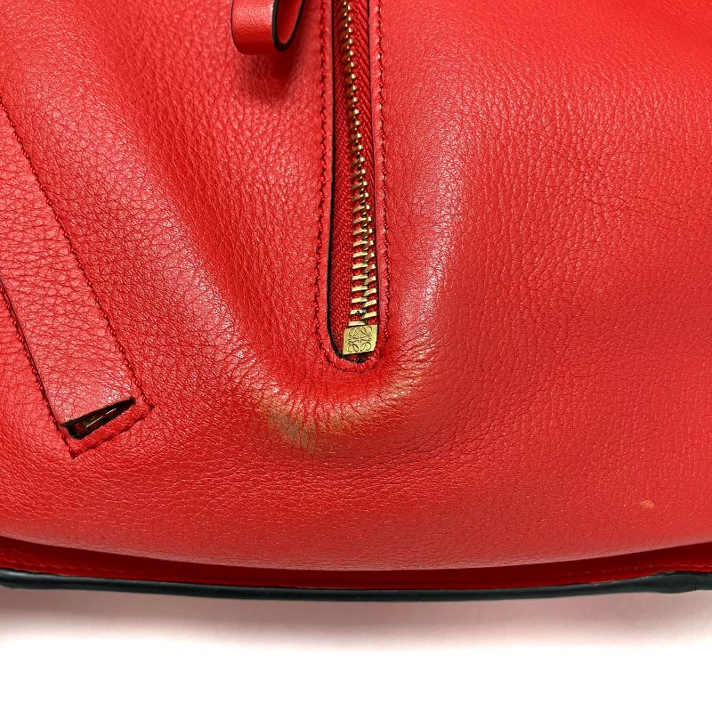 △ Loewe 羅意威 Hammock Red Calfskin Shoulder Bag 紅色小牛皮肩背袋 -257025039-5