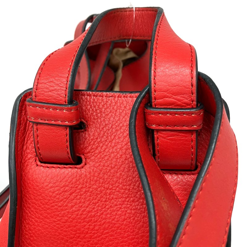 △ Loewe 羅意威 Hammock Red Calfskin Shoulder Bag 紅色小牛皮肩背袋 -257025039-6