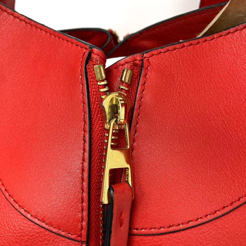 △ Loewe 羅意威 Hammock Red Calfskin Shoulder Bag 紅色小牛皮肩背袋 -257025039-7