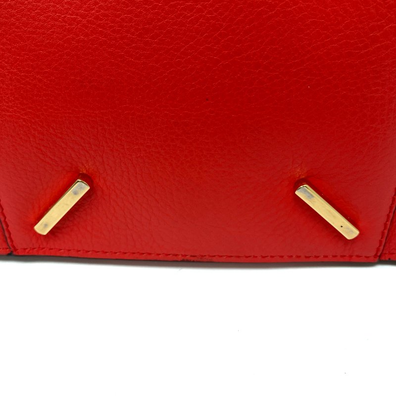 △ Loewe 羅意威 Hammock Red Calfskin Shoulder Bag 紅色小牛皮肩背袋 -257025039-10
