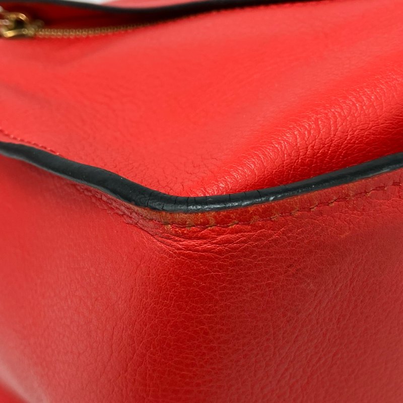 △ Loewe 羅意威 Hammock Red Calfskin Shoulder Bag 紅色小牛皮肩背袋 -257025039-14