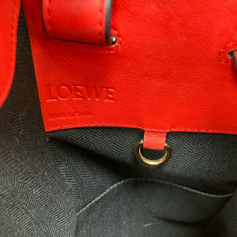 △ Loewe 羅意威 Hammock Red Calfskin Shoulder Bag 紅色小牛皮肩背袋 -257025039-20