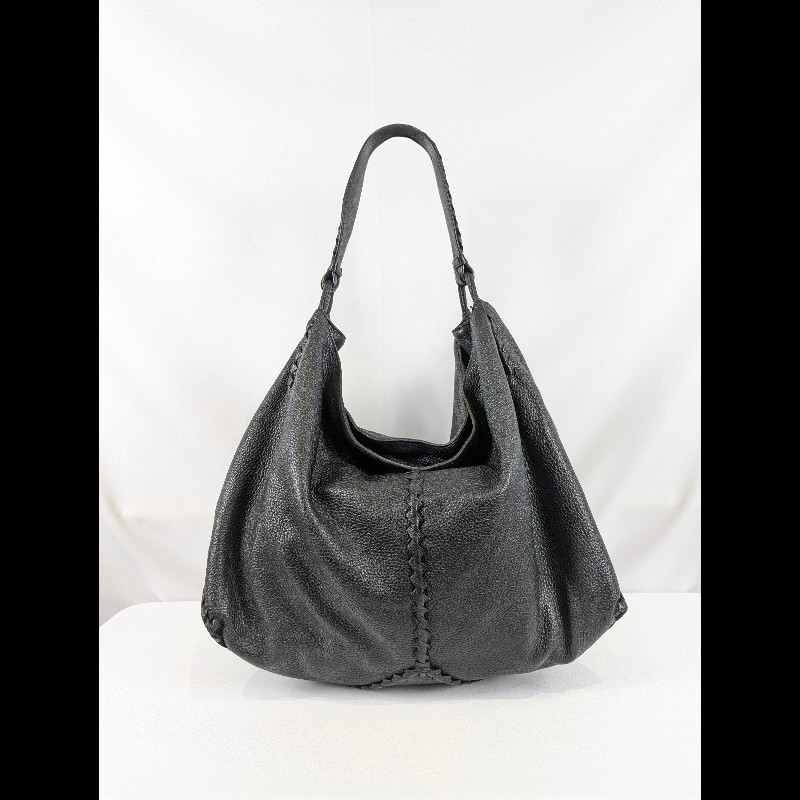 莉亞精品♡BV Cervo hobo黑 二手美品-0