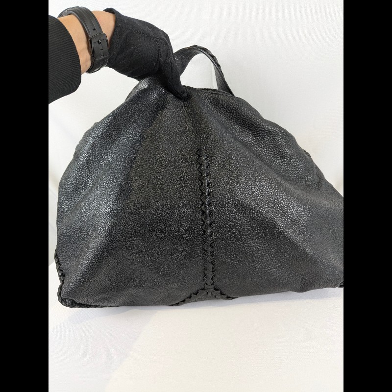 莉亞精品♡BV Cervo hobo黑 二手美品-2