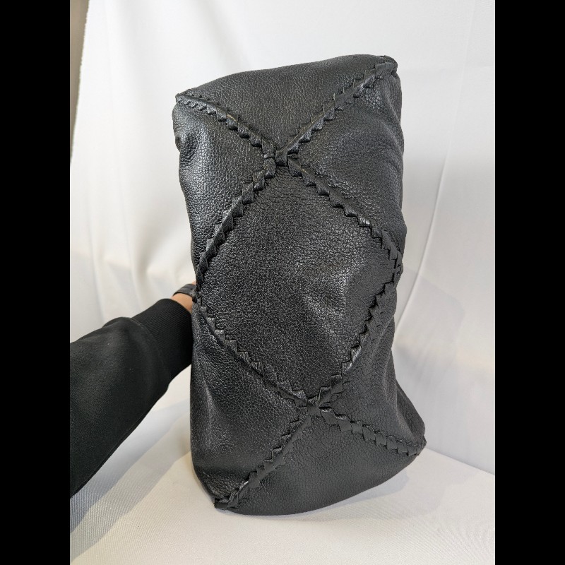 莉亞精品♡BV Cervo hobo黑 二手美品-5