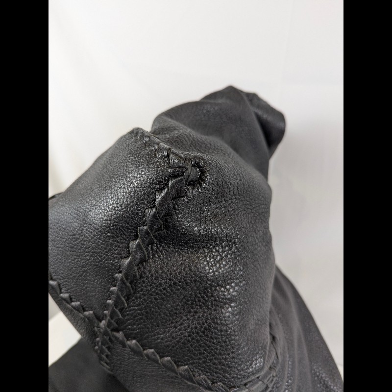 莉亞精品♡BV Cervo hobo黑 二手美品-7