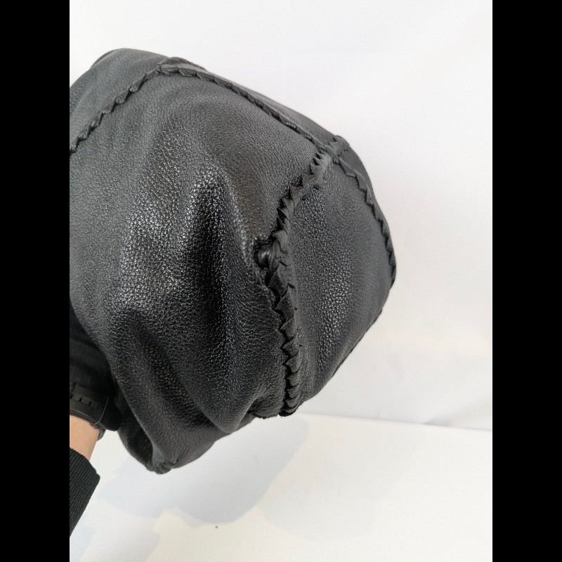 莉亞精品♡BV Cervo hobo黑 二手美品-8