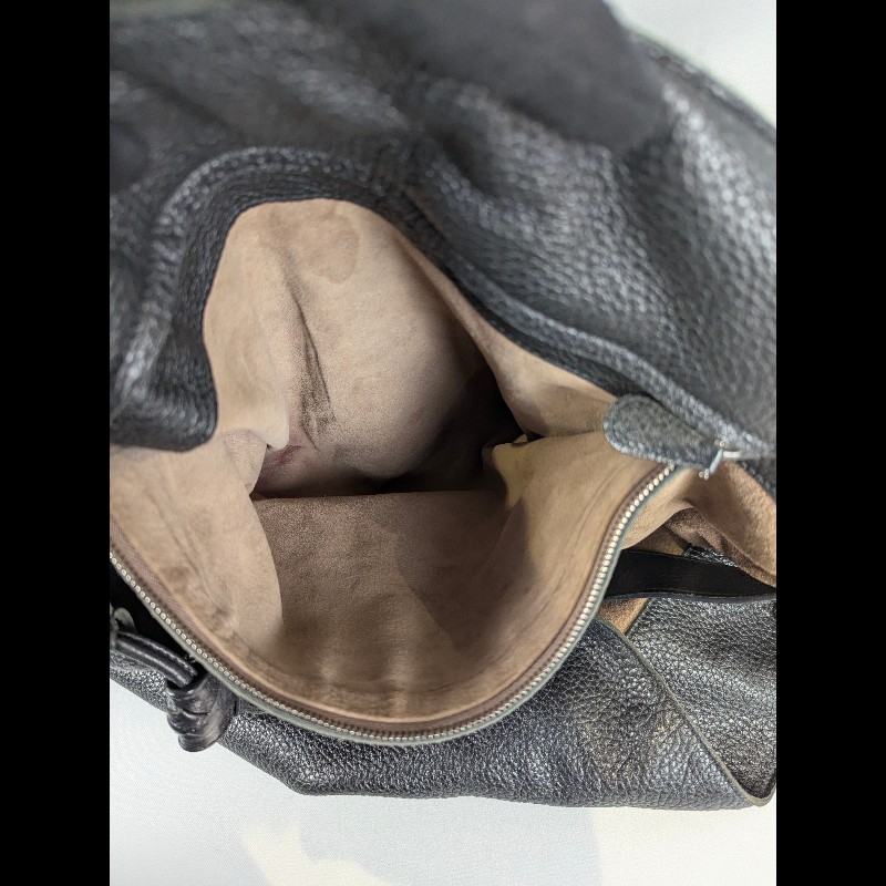 莉亞精品♡BV Cervo hobo黑 二手美品-11