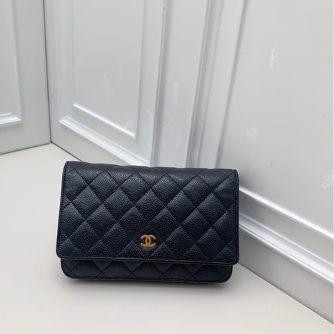 Chanel香奈兒 黑金發財包