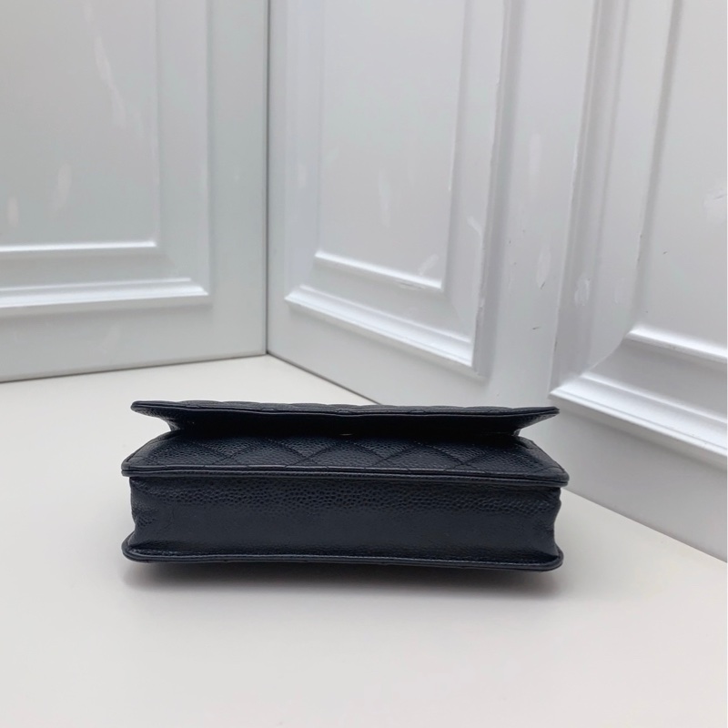 Chanel香奈兒 黑金發財包-4