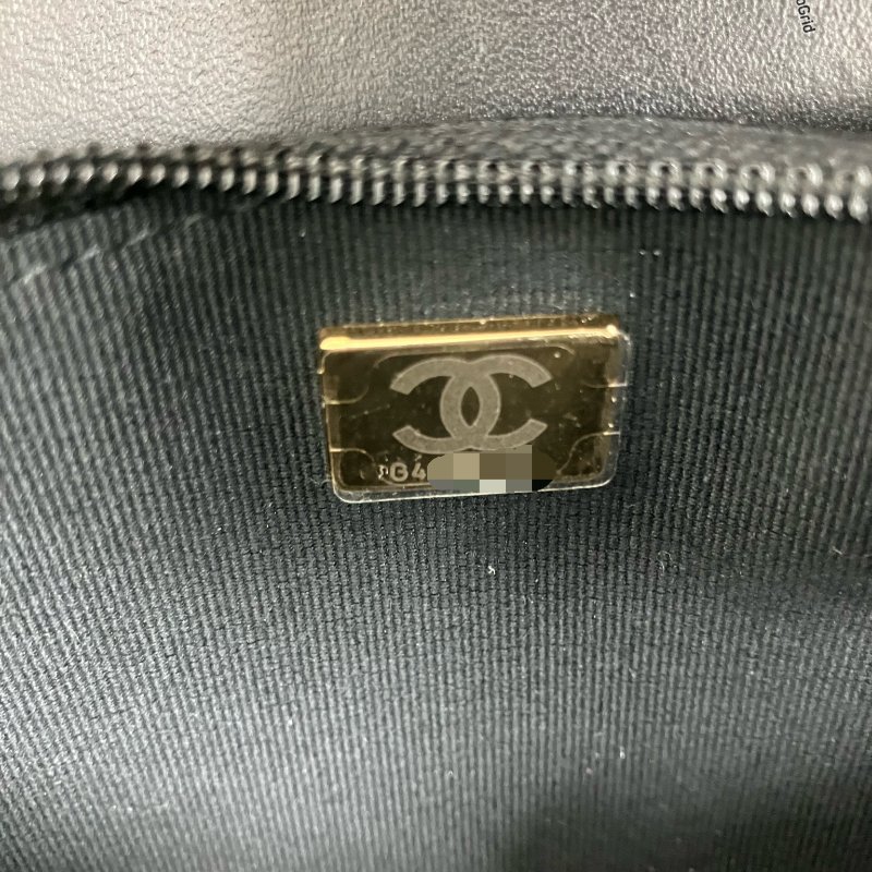 △ Chanel 香奈兒 Trendy Black Lambskin Gold Tone Metal Wallet On Chain 黑色小羊皮金色金屬鏈條銀包 -257024724-20