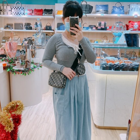 MS0448 Dior 迪奧 緹花布藍色斜肩包 Multifunctional Crossbody Oblique Jacquard Blue x PHW-1