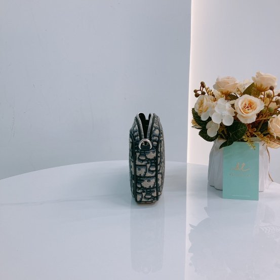 MS0448 Dior 迪奧 緹花布藍色斜肩包 Multifunctional Crossbody Oblique Jacquard Blue x PHW-3