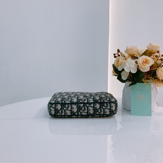 MS0448 Dior 迪奧 緹花布藍色斜肩包 Multifunctional Crossbody Oblique Jacquard Blue x PHW-5