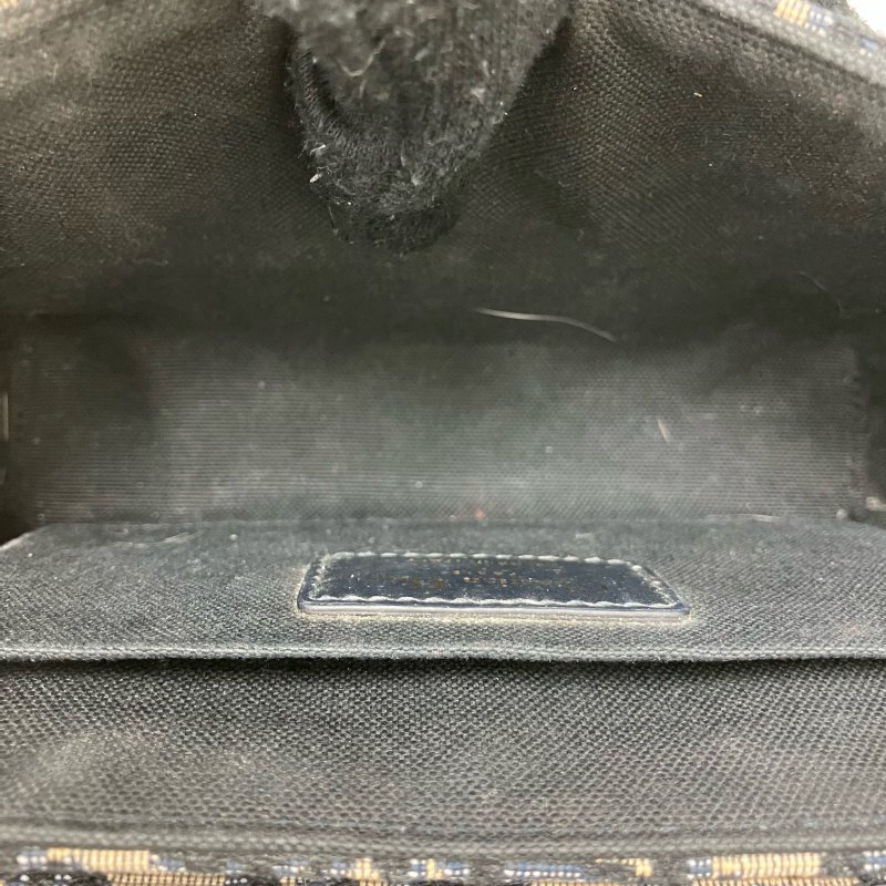 △ Christian Dior 迪奧 Montaigne 30 Navy, Beige Canvas, Calfskin Oblique Shoulder Bag 深藍色,米色帆布, 小牛皮肩背袋 -257024875-15