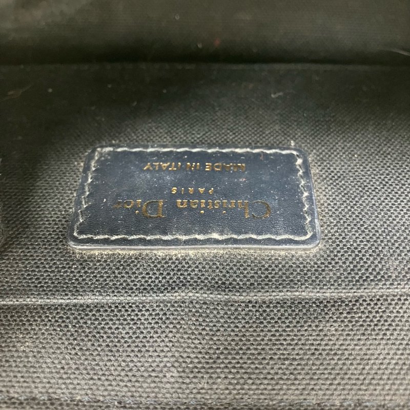 △ Christian Dior 迪奧 Montaigne 30 Navy, Beige Canvas, Calfskin Oblique Shoulder Bag 深藍色,米色帆布, 小牛皮肩背袋 -257024875-16