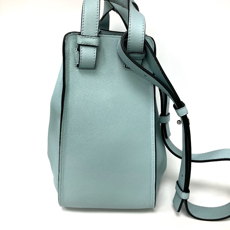 △ Loewe 羅意威 Hammock Light Blue Calfskin Shoulder Bag 淺藍色小牛皮肩背袋 -257024902-2