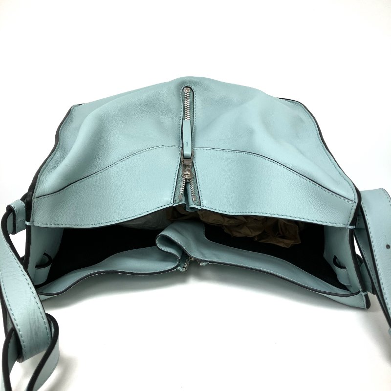 △ Loewe 羅意威 Hammock Light Blue Calfskin Shoulder Bag 淺藍色小牛皮肩背袋 -257024902-9