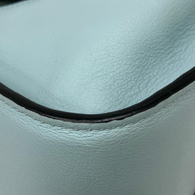 △ Loewe 羅意威 Hammock Light Blue Calfskin Shoulder Bag 淺藍色小牛皮肩背袋 -257024902-14